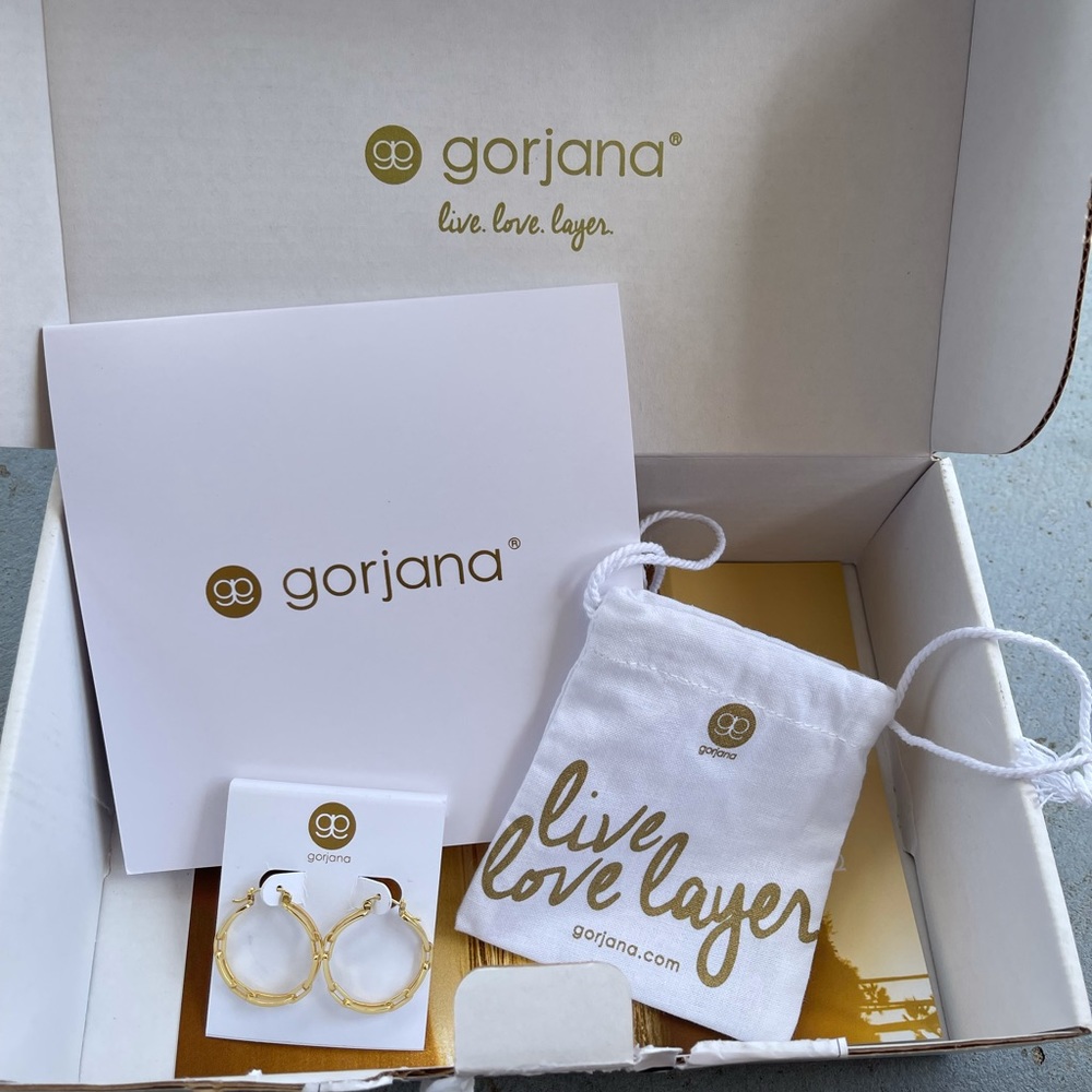 Parker Link Hoops from Gorjana